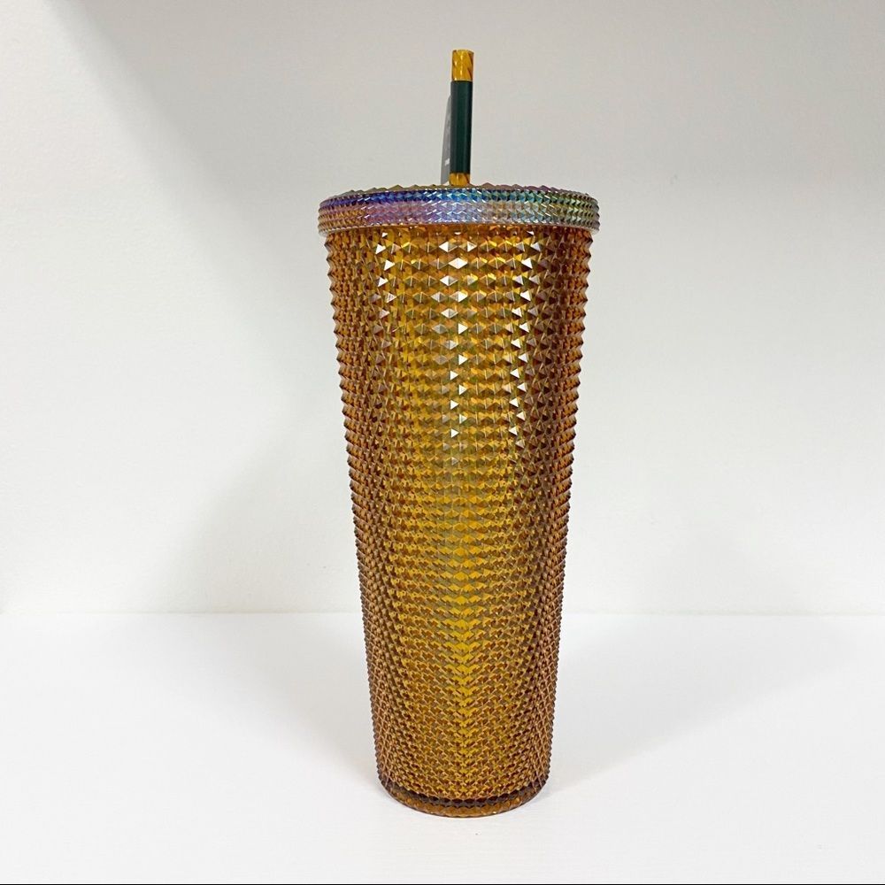 Starbucks Venti 50th Anniversary 50 Years Studded Tumbler Gold - Picture 3 of 4